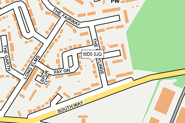 WD5 0JQ map - OS OpenMap – Local (Ordnance Survey) WD5 0JQ map - OS OpenMap – Local (Ordnance Survey)