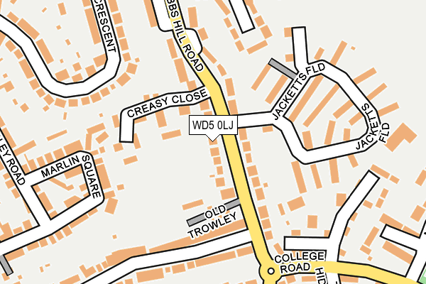 WD5 0LJ map - OS OpenMap – Local (Ordnance Survey) WD5 0LJ map - OS OpenMap – Local (Ordnance Survey)