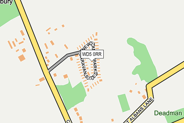 WD5 0RR map - OS OpenMap – Local (Ordnance Survey) WD5 0RR map - OS OpenMap – Local (Ordnance Survey)
