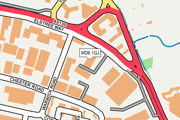 WD6 1GJ map - OS OpenMap – Local (Ordnance Survey) WD6 1GJ map - OS OpenMap – Local (Ordnance Survey)