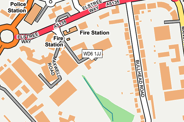 WD6 1JJ map - OS OpenMap – Local (Ordnance Survey) WD6 1JJ map - OS OpenMap – Local (Ordnance Survey)
