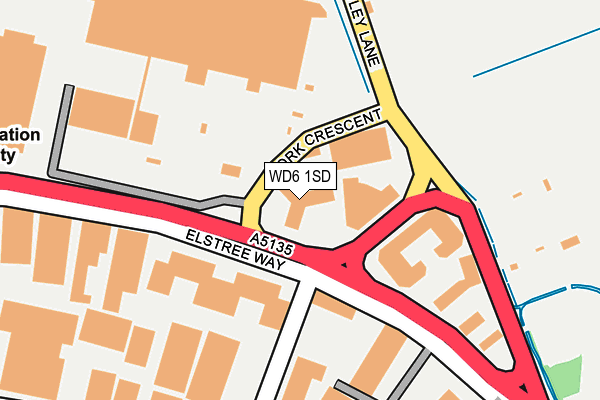 WD6 1SD map - OS OpenMap – Local (Ordnance Survey) WD6 1SD map - OS OpenMap – Local (Ordnance Survey)