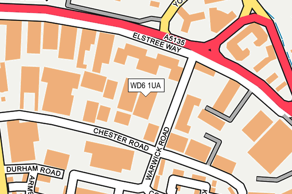 WD6 1UA map - OS OpenMap – Local (Ordnance Survey) WD6 1UA map - OS OpenMap – Local (Ordnance Survey)