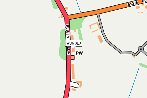 WD6 3EJ map - OS OpenMap – Local (Ordnance Survey) WD6 3EJ map - OS OpenMap – Local (Ordnance Survey)