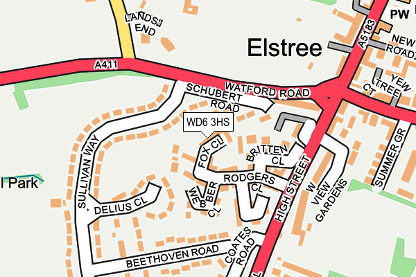WD6 3HS map - OS OpenMap – Local (Ordnance Survey) WD6 3HS map - OS OpenMap – Local (Ordnance Survey)