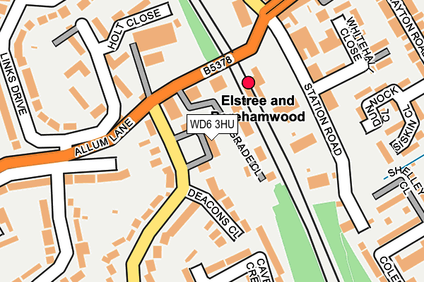 WD6 3HU map - OS OpenMap – Local (Ordnance Survey) WD6 3HU map - OS OpenMap – Local (Ordnance Survey)