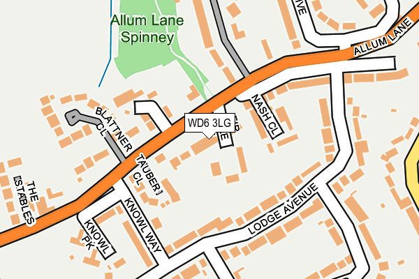 WD6 3LG map - OS OpenMap – Local (Ordnance Survey) WD6 3LG map - OS OpenMap – Local (Ordnance Survey)