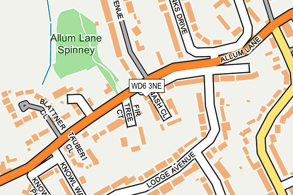 WD6 3NE map - OS OpenMap – Local (Ordnance Survey) WD6 3NE map - OS OpenMap – Local (Ordnance Survey)