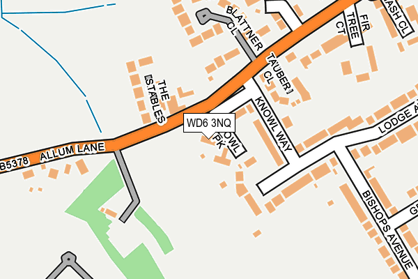 WD6 3NQ map - OS OpenMap – Local (Ordnance Survey) WD6 3NQ map - OS OpenMap – Local (Ordnance Survey)