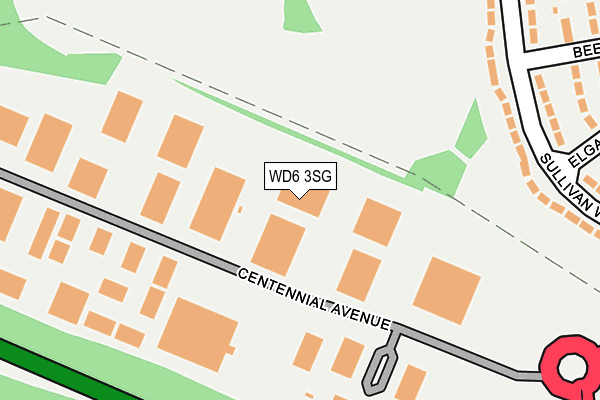 WD6 3SG map - OS OpenMap – Local (Ordnance Survey) WD6 3SG map - OS OpenMap – Local (Ordnance Survey)