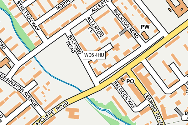 WD6 4HU map - OS OpenMap – Local (Ordnance Survey) WD6 4HU map - OS OpenMap – Local (Ordnance Survey)