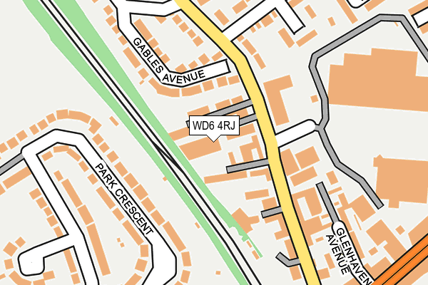 WD6 4RJ map - OS OpenMap – Local (Ordnance Survey) WD6 4RJ map - OS OpenMap – Local (Ordnance Survey)