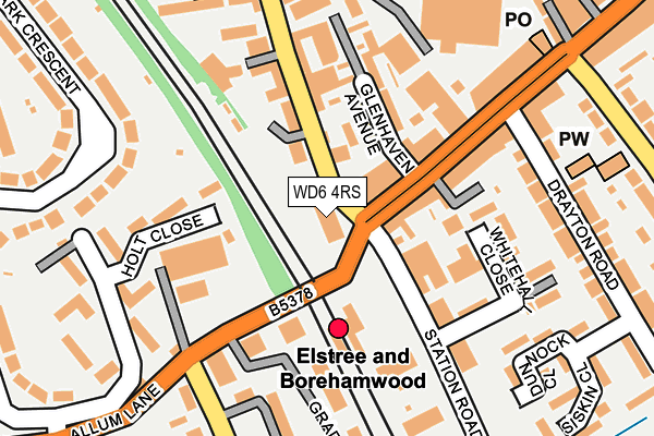 WD6 4RS map - OS OpenMap – Local (Ordnance Survey) WD6 4RS map - OS OpenMap – Local (Ordnance Survey)
