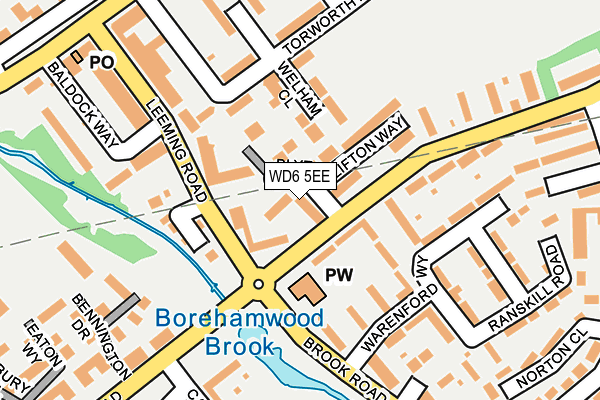 WD6 5EE map - OS OpenMap – Local (Ordnance Survey) WD6 5EE map - OS OpenMap – Local (Ordnance Survey)