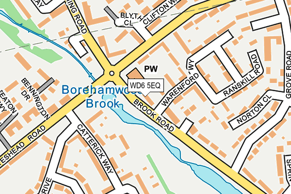 WD6 5EQ map - OS OpenMap – Local (Ordnance Survey) WD6 5EQ map - OS OpenMap – Local (Ordnance Survey)