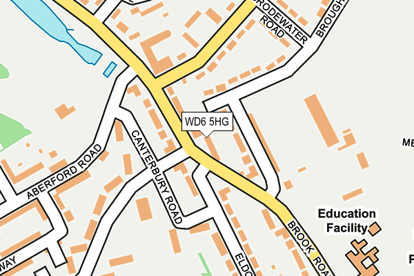 WD6 5HG map - OS OpenMap – Local (Ordnance Survey) WD6 5HG map - OS OpenMap – Local (Ordnance Survey)