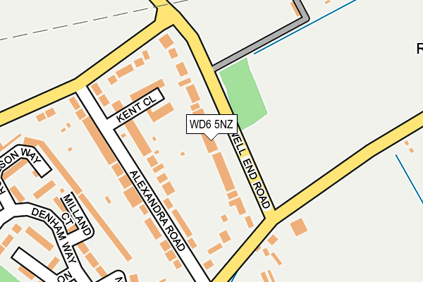 WD6 5NZ map - OS OpenMap – Local (Ordnance Survey) WD6 5NZ map - OS OpenMap – Local (Ordnance Survey)
