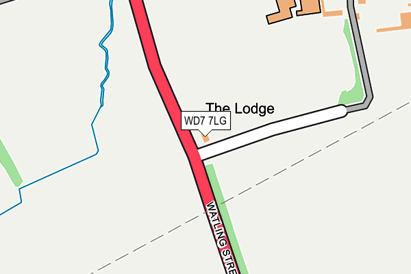 WD7 7LG map - OS OpenMap – Local (Ordnance Survey) WD7 7LG map - OS OpenMap – Local (Ordnance Survey)