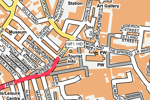 WF1 1HD map - OS OpenMap – Local (Ordnance Survey) WF1 1HD map - OS OpenMap – Local (Ordnance Survey)