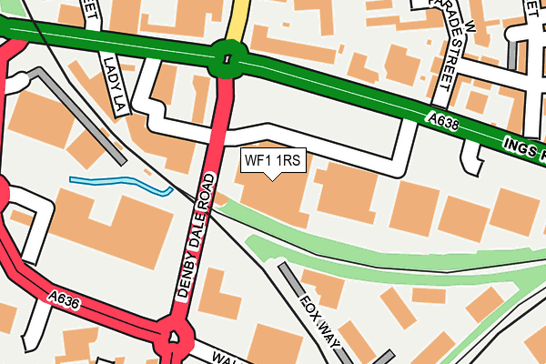 WF1 1RS map - OS OpenMap – Local (Ordnance Survey) WF1 1RS map - OS OpenMap – Local (Ordnance Survey)