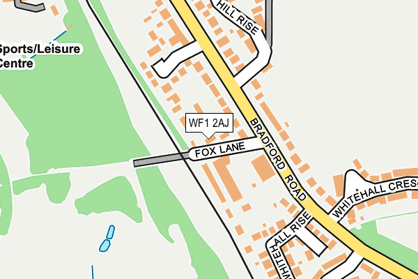 WF1 2AJ map - OS OpenMap – Local (Ordnance Survey) WF1 2AJ map - OS OpenMap – Local (Ordnance Survey)
