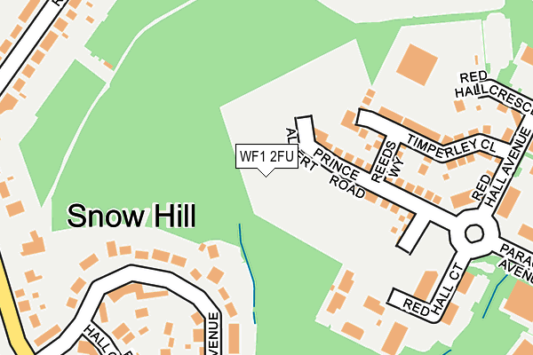 WF1 2FU map - OS OpenMap – Local (Ordnance Survey) WF1 2FU map - OS OpenMap – Local (Ordnance Survey)