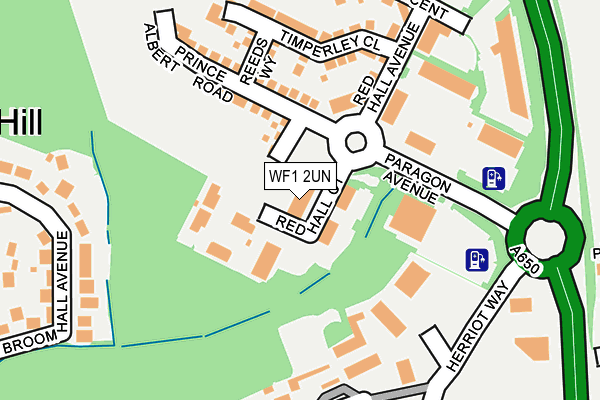 WF1 2UN map - OS OpenMap – Local (Ordnance Survey) WF1 2UN map - OS OpenMap – Local (Ordnance Survey)