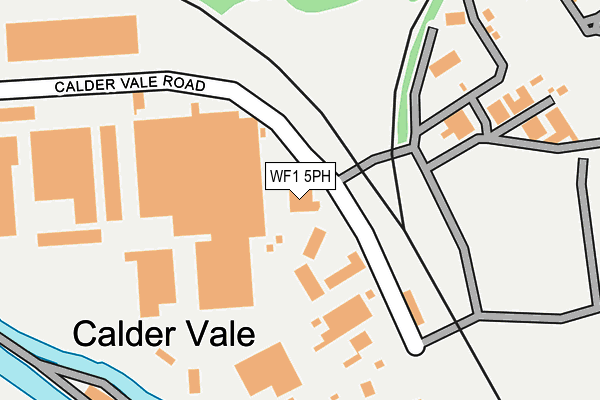 WF1 5PH map - OS OpenMap – Local (Ordnance Survey) WF1 5PH map - OS OpenMap – Local (Ordnance Survey)
