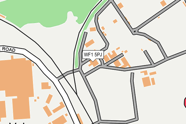 WF1 5PJ map - OS OpenMap – Local (Ordnance Survey) WF1 5PJ map - OS OpenMap – Local (Ordnance Survey)