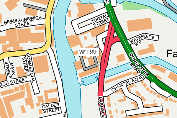 WF1 5RH map - OS OpenMap – Local (Ordnance Survey) WF1 5RH map - OS OpenMap – Local (Ordnance Survey)