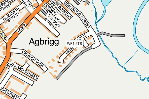 WF1 5TS map - OS OpenMap – Local (Ordnance Survey) WF1 5TS map - OS OpenMap – Local (Ordnance Survey)