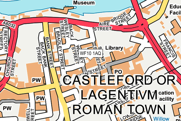 WF10 1AQ map - OS OpenMap – Local (Ordnance Survey) WF10 1AQ map - OS OpenMap – Local (Ordnance Survey)