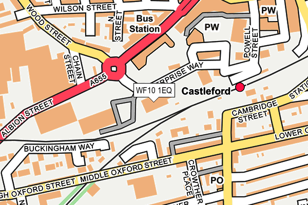 WF10 1EQ map - OS OpenMap – Local (Ordnance Survey) WF10 1EQ map - OS OpenMap – Local (Ordnance Survey)