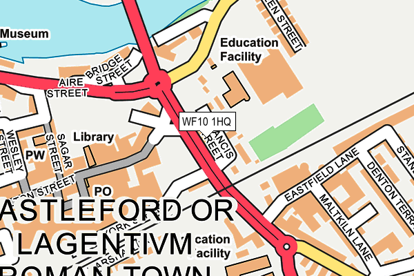 WF10 1HQ map - OS OpenMap – Local (Ordnance Survey) WF10 1HQ map - OS OpenMap – Local (Ordnance Survey)