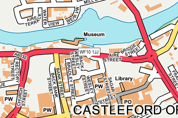 WF10 1JJ map - OS OpenMap – Local (Ordnance Survey)