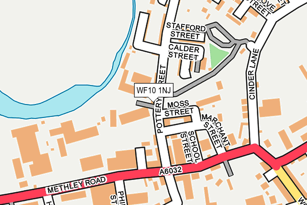 WF10 1NJ map - OS OpenMap – Local (Ordnance Survey) WF10 1NJ map - OS OpenMap – Local (Ordnance Survey)