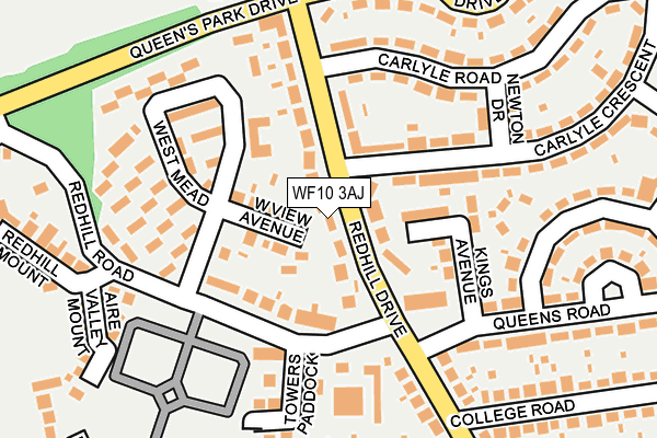 WF10 3AJ map - OS OpenMap – Local (Ordnance Survey) WF10 3AJ map - OS OpenMap – Local (Ordnance Survey)