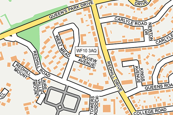 WF10 3AQ map - OS OpenMap – Local (Ordnance Survey) WF10 3AQ map - OS OpenMap – Local (Ordnance Survey)