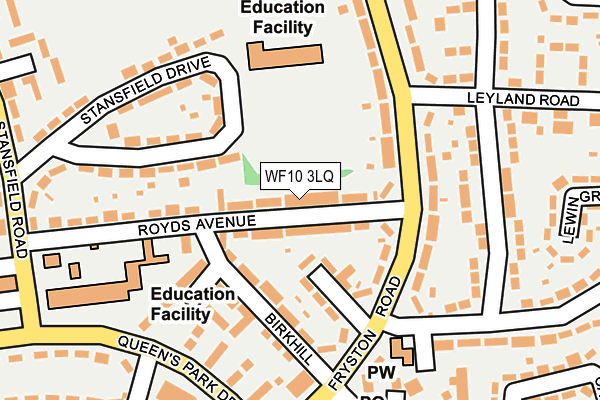 WF10 3LQ map - OS OpenMap – Local (Ordnance Survey) WF10 3LQ map - OS OpenMap – Local (Ordnance Survey)