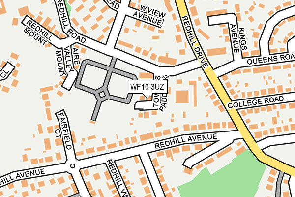 WF10 3UZ map - OS OpenMap – Local (Ordnance Survey) WF10 3UZ map - OS OpenMap – Local (Ordnance Survey)