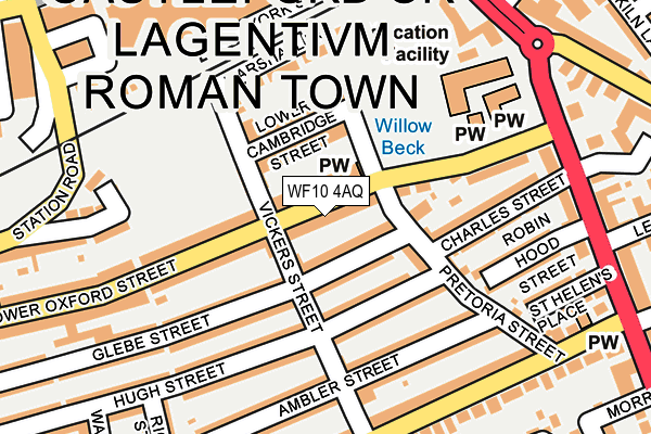 WF10 4AQ map - OS OpenMap – Local (Ordnance Survey) WF10 4AQ map - OS OpenMap – Local (Ordnance Survey)