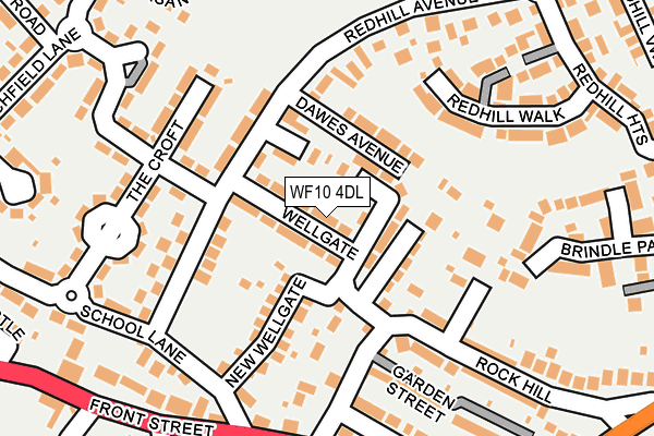 WF10 4DL map - OS OpenMap – Local (Ordnance Survey) WF10 4DL map - OS OpenMap – Local (Ordnance Survey)