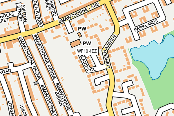 WF10 4EZ map - OS OpenMap – Local (Ordnance Survey) WF10 4EZ map - OS OpenMap – Local (Ordnance Survey)