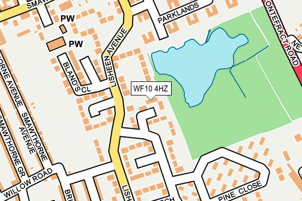 WF10 4HZ map - OS OpenMap – Local (Ordnance Survey) WF10 4HZ map - OS OpenMap – Local (Ordnance Survey)