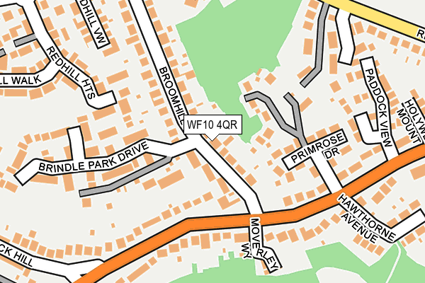 WF10 4QR map - OS OpenMap – Local (Ordnance Survey) WF10 4QR map - OS OpenMap – Local (Ordnance Survey)