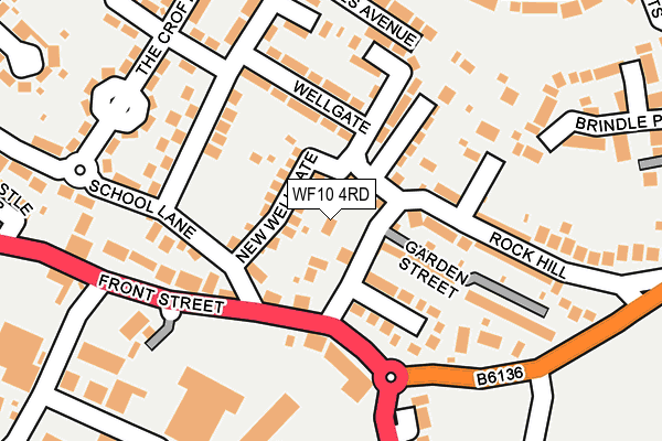WF10 4RD map - OS OpenMap – Local (Ordnance Survey) WF10 4RD map - OS OpenMap – Local (Ordnance Survey)