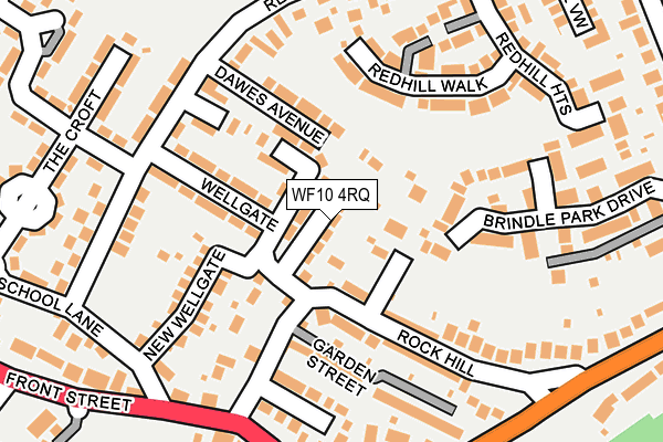 WF10 4RQ map - OS OpenMap – Local (Ordnance Survey) WF10 4RQ map - OS OpenMap – Local (Ordnance Survey)