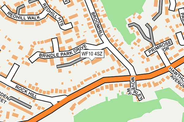 WF10 4SZ map - OS OpenMap – Local (Ordnance Survey) WF10 4SZ map - OS OpenMap – Local (Ordnance Survey)