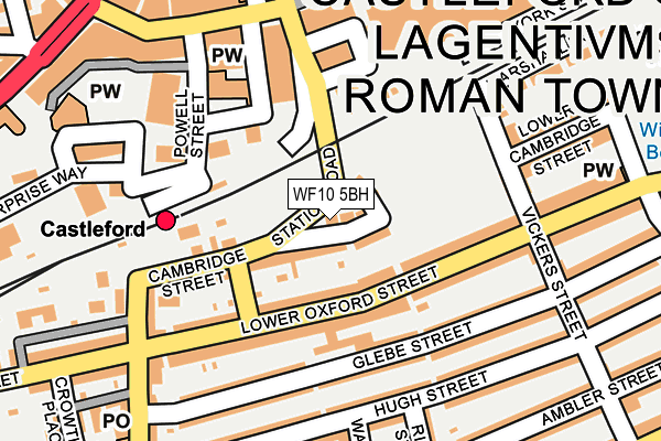 WF10 5BH map - OS OpenMap – Local (Ordnance Survey) WF10 5BH map - OS OpenMap – Local (Ordnance Survey)