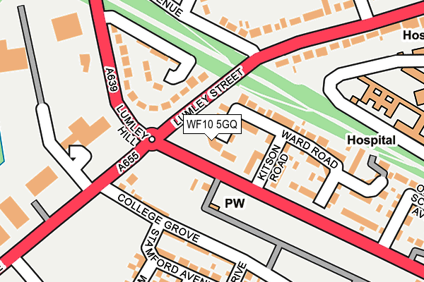 WF10 5GQ map - OS OpenMap – Local (Ordnance Survey) WF10 5GQ map - OS OpenMap – Local (Ordnance Survey)